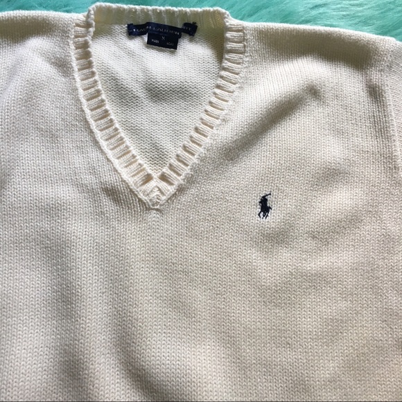 Ralph Lauren Sport Other - Men’s RL Sport Thick Knit Sweater Off White